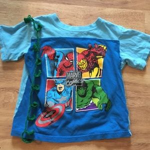 🌷MarvelKids 4t Superhero Spider-Man Blue Shirt🌷